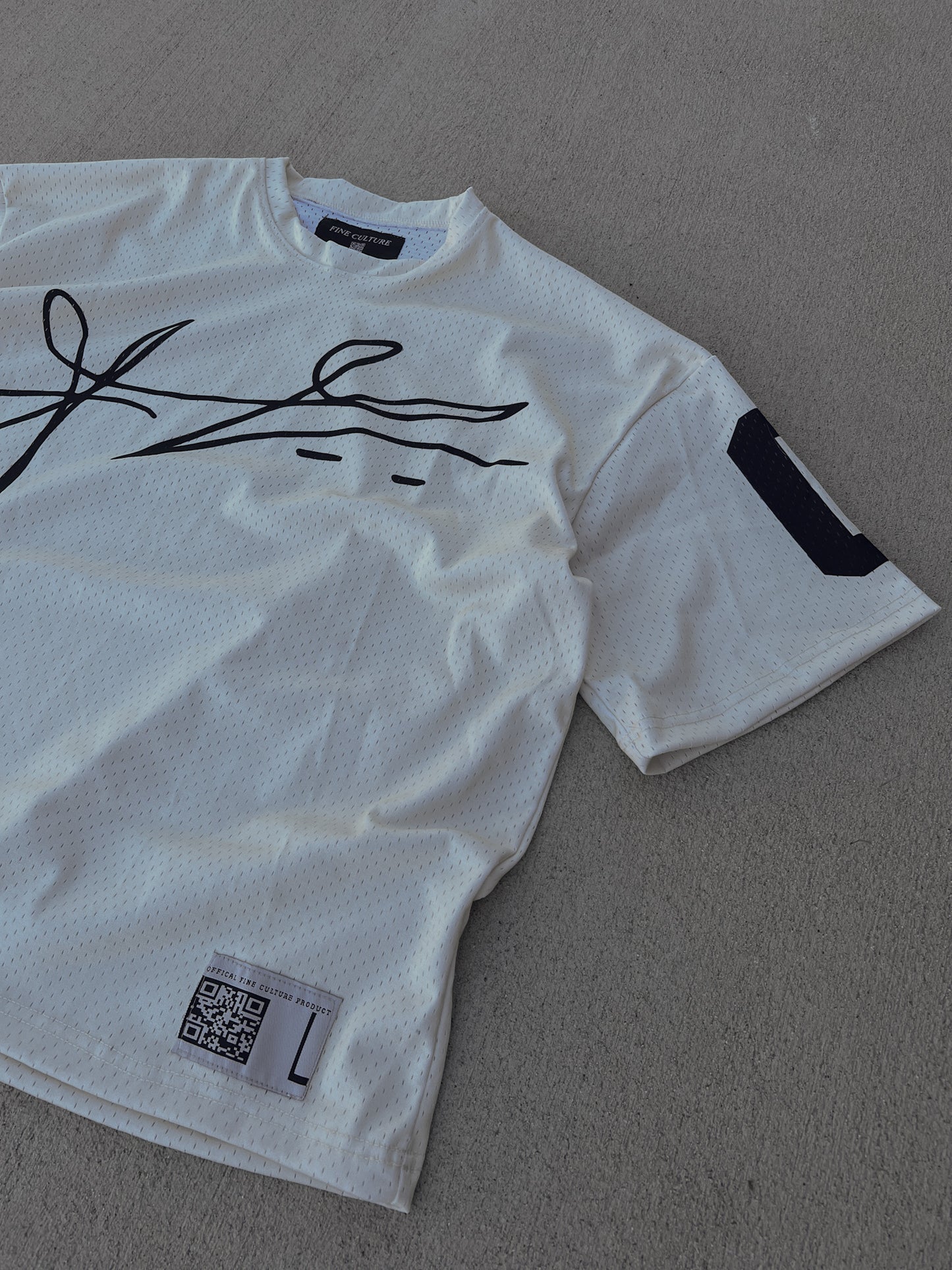 Cream Logo Jersey