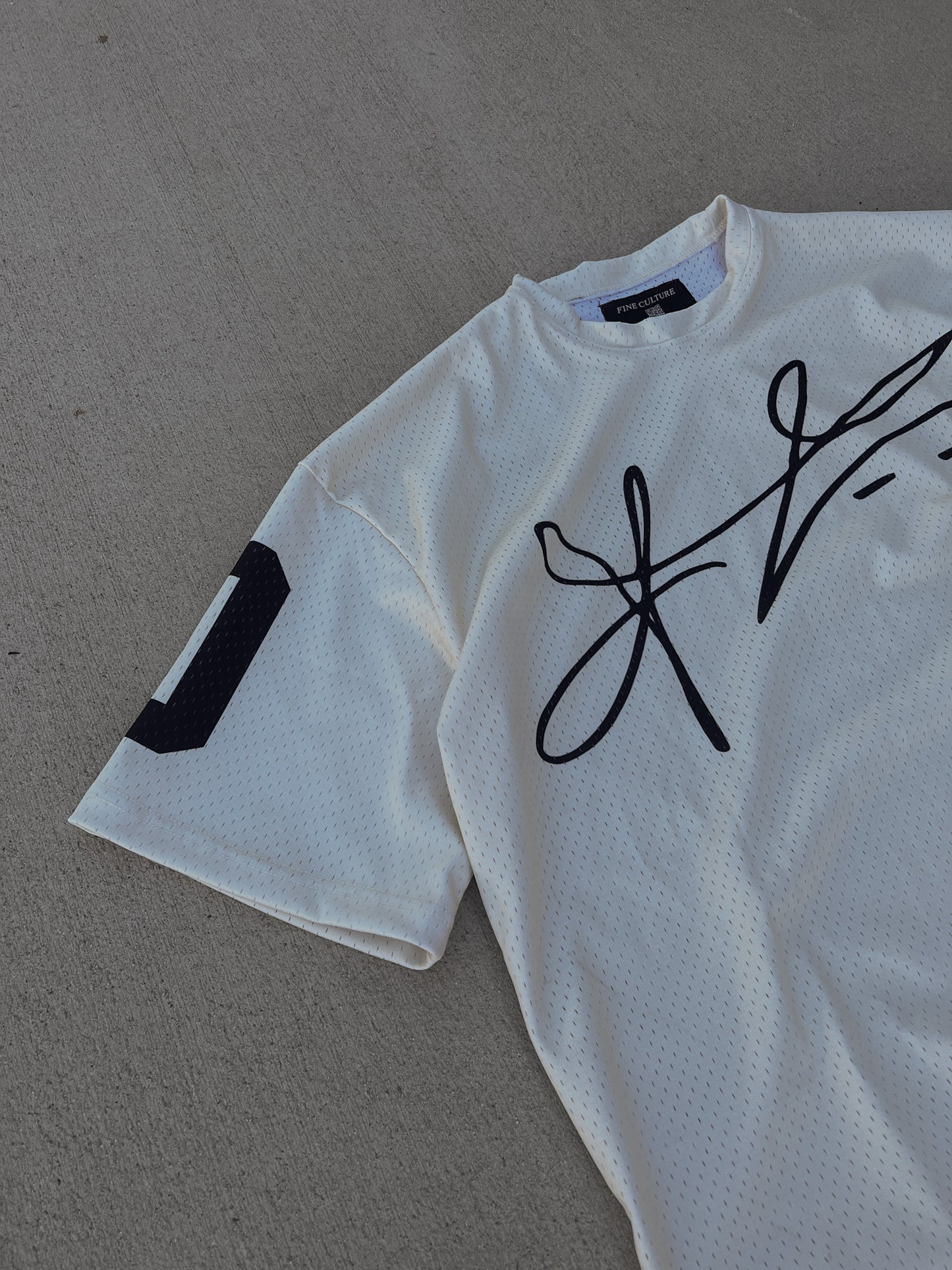 Cream Logo Jersey