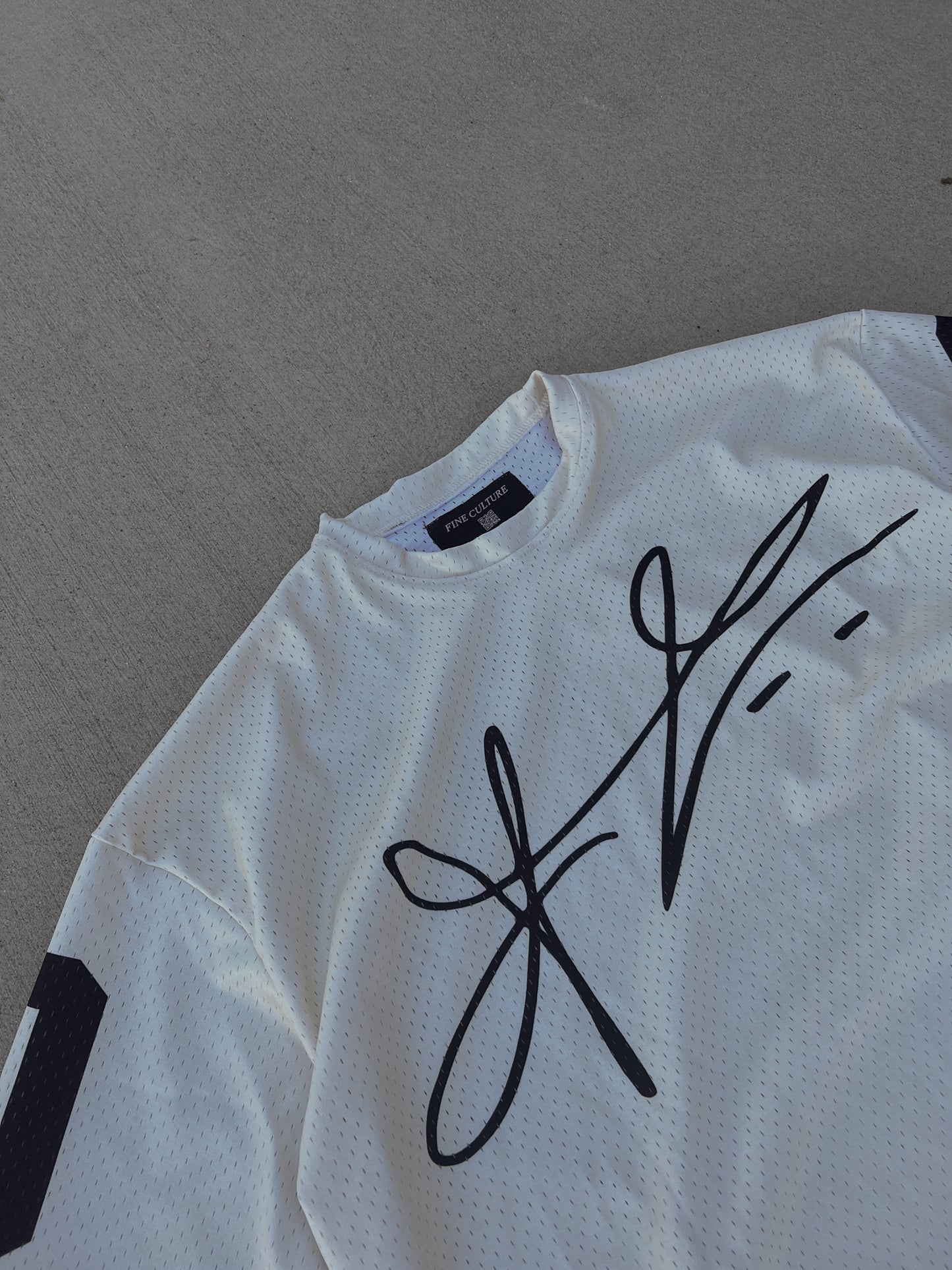 Cream Logo Jersey