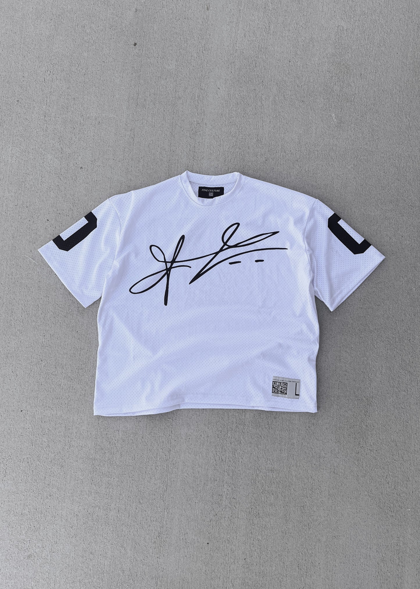 White Logo Jersey