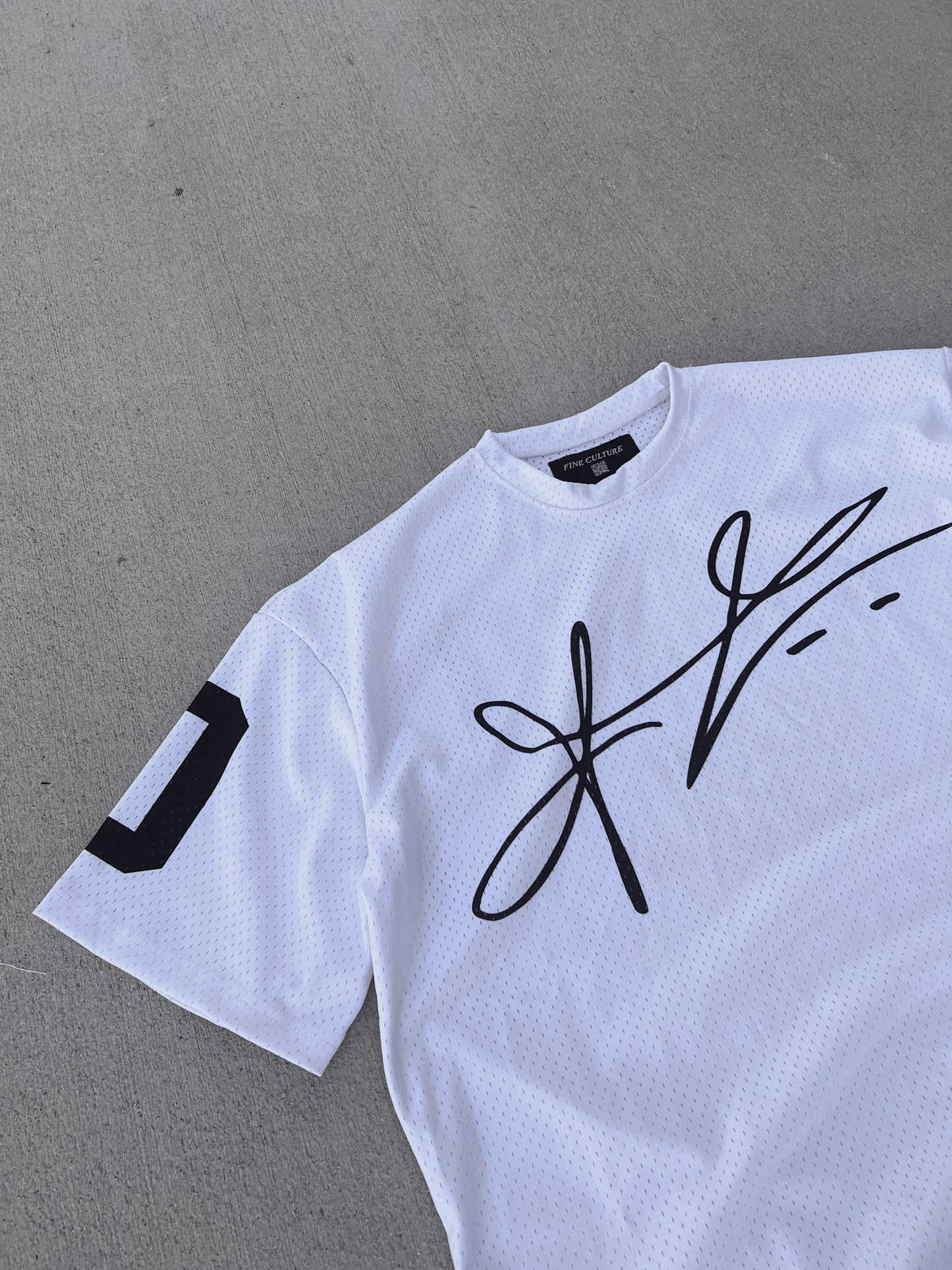 White Logo Jersey