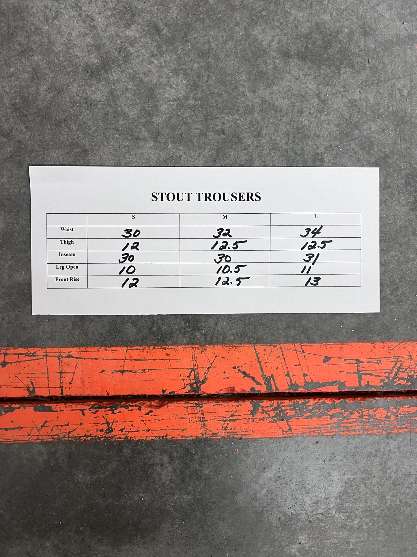 Stout Trousers