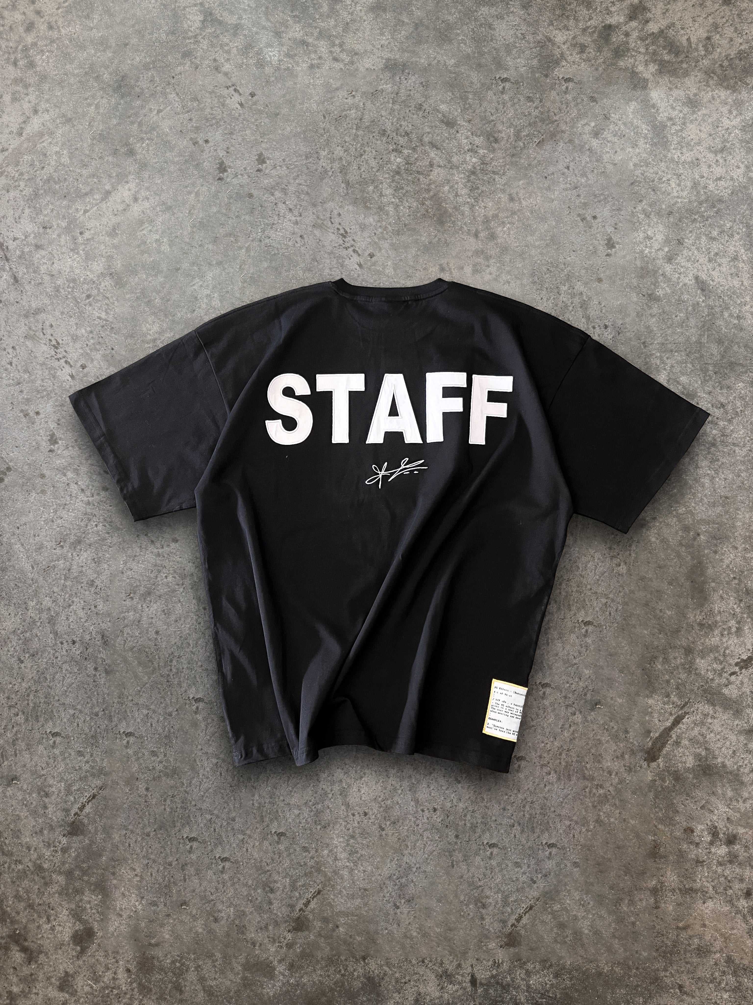 STAFF TEE (EMBROIDERY)